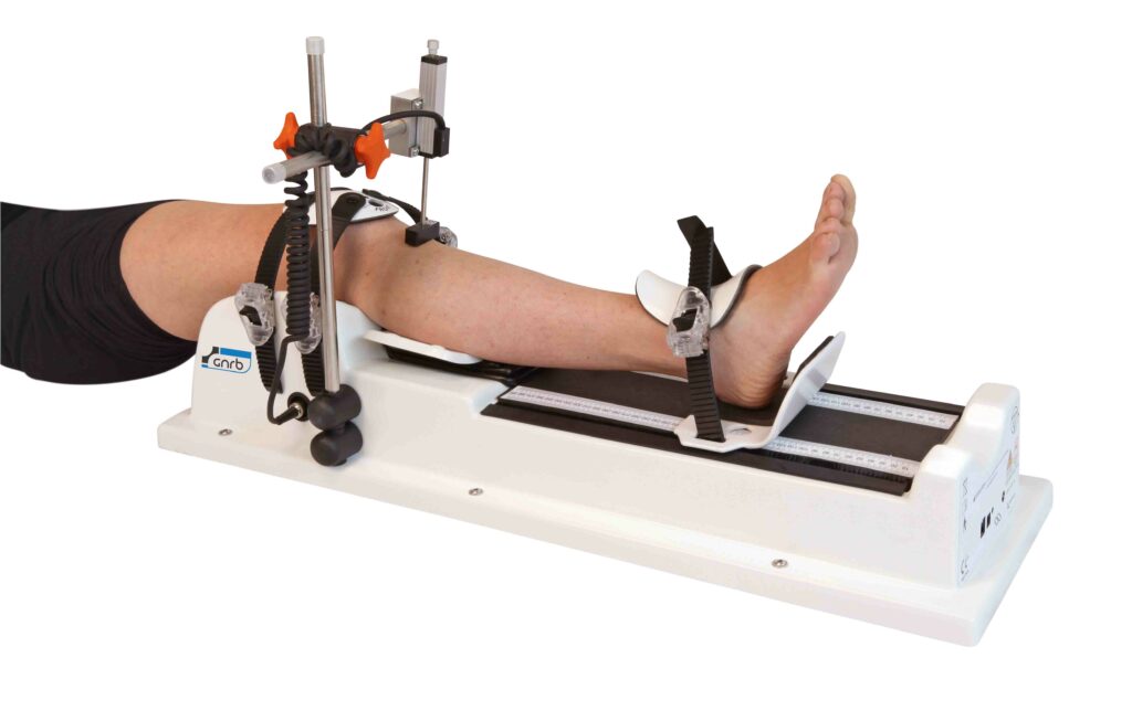 leg strapped to GNRB