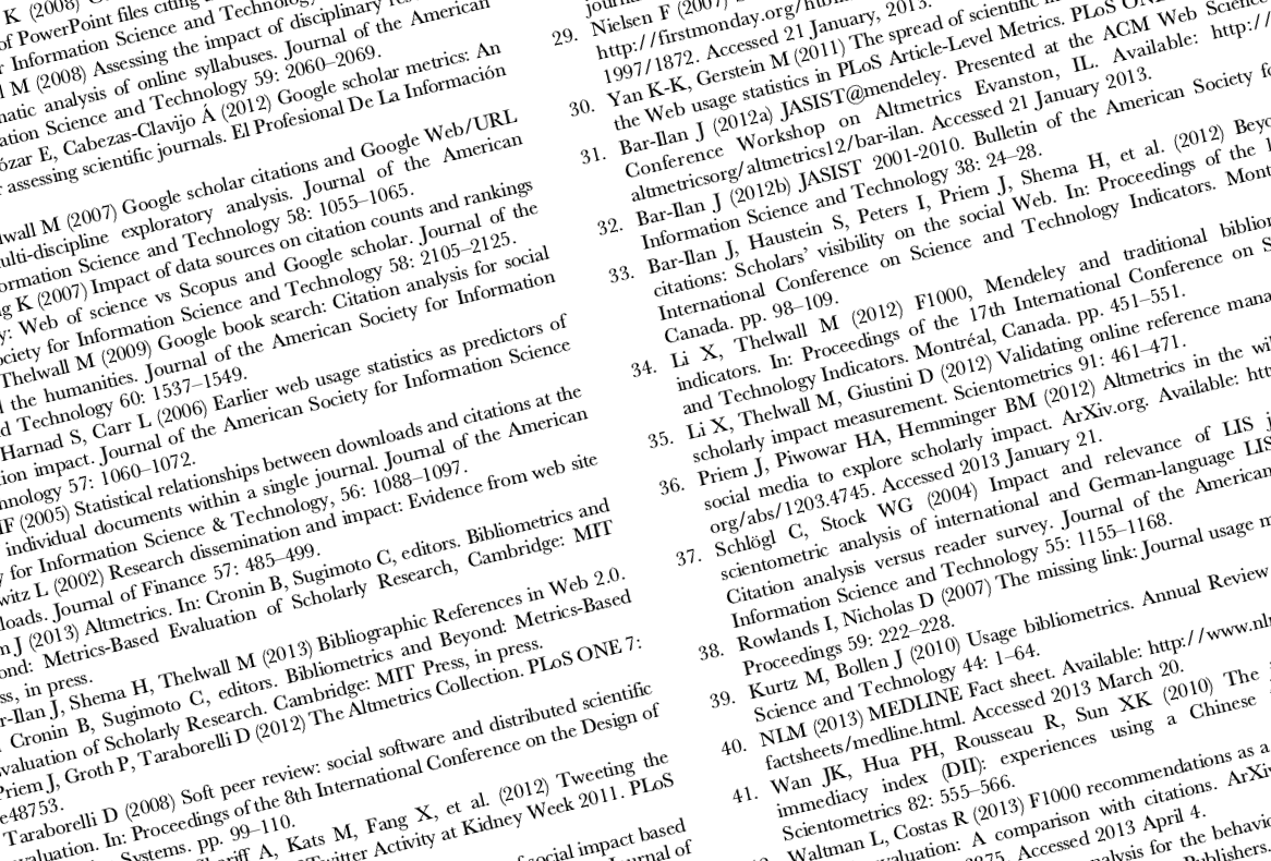 Scientific citations